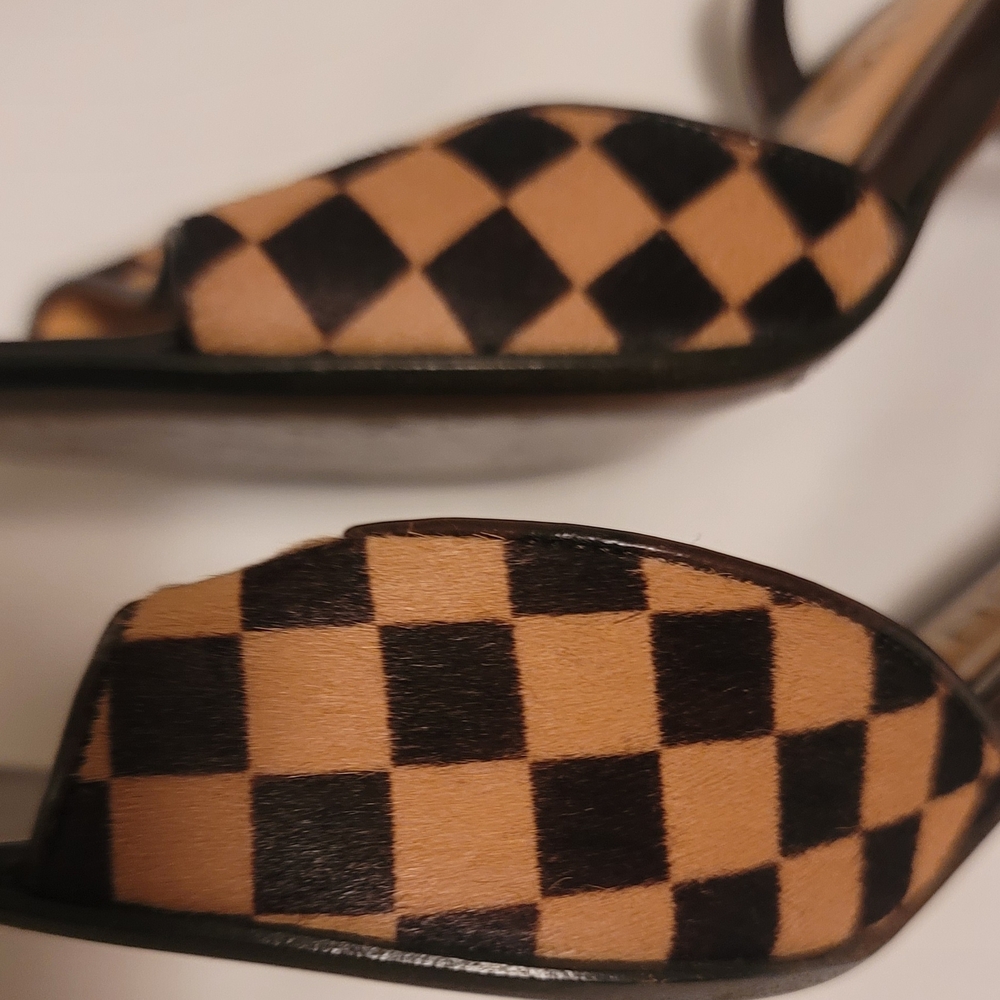 Louis Vuitton Brown Damier Women's Shoes Size 35.5 - Picture 8 of 16